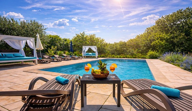VILLA VALENTINA -Luxury Stay for 8+1 Guests with XXL Pool&Whirlpool