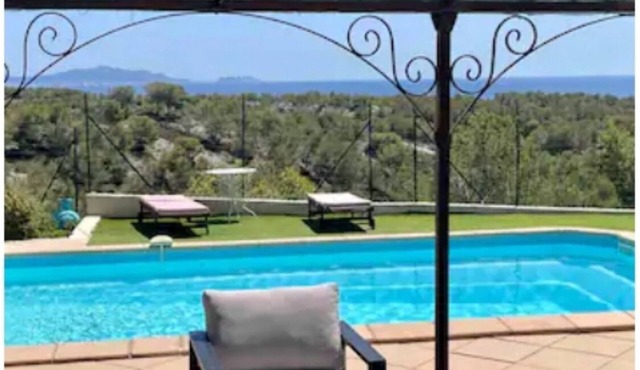 Villa vue mer à 180, Sans vis à vis , Piscine 11x4,50m, Animaux Acceptés,