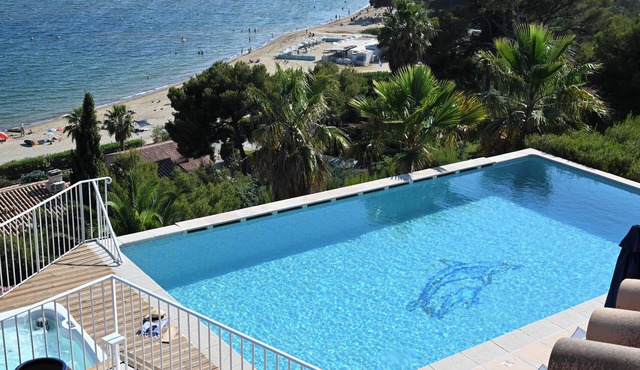 Villa with sea view/access in the heart of Domaine Privé de l'Argentière, swimming pool, Jacuzzi