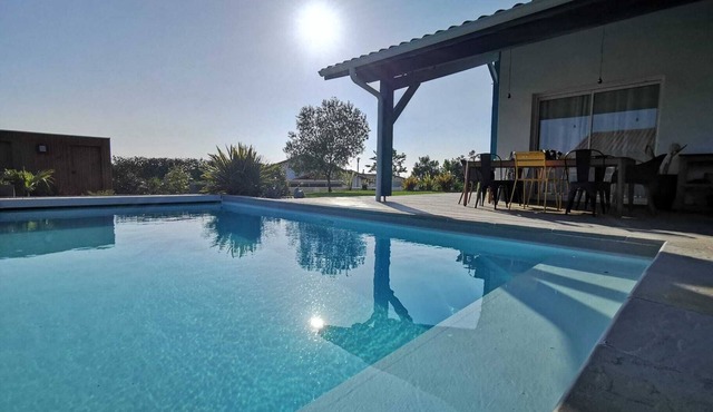 Villa with heated pool near beaches and golf course