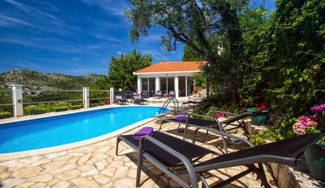 Villa with heated pool,football/tennis playground,Gym with sauna