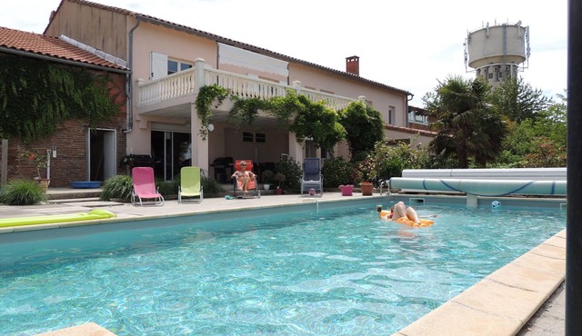 Villa with heated swimming pool and spectacular view in diverse surroundings