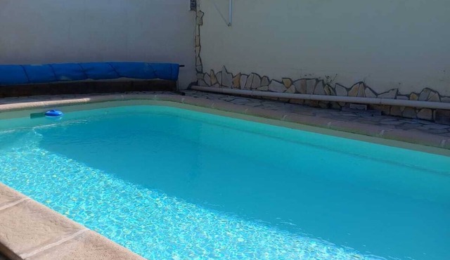 Villa with pool by the sea