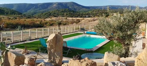 Villa with private pool and panoramic view