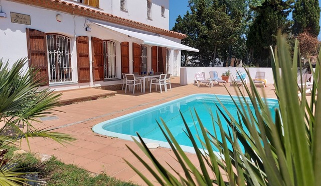 Villa with private pool 50 meters from the beach wifi unlimited internet access