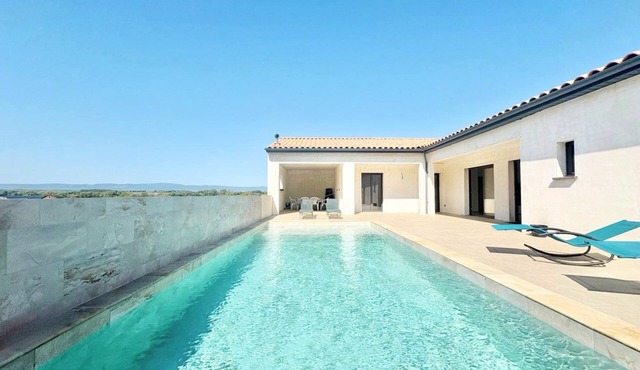 Villa with private pool, not overlooked, near Carcassonne - 4 bedrooms