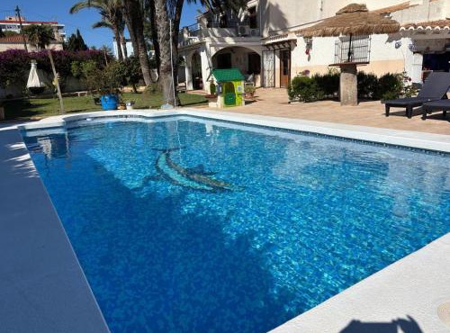 Villa with Private Pool & BBQ, Close to the Beach