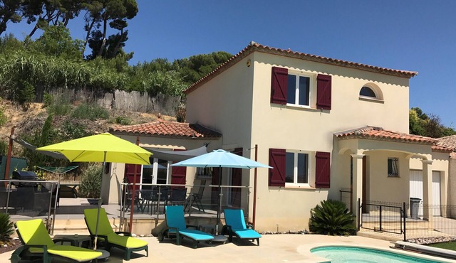 Villa With Private Pool In The Village Of Margon In Heart Of Wine Making Region
