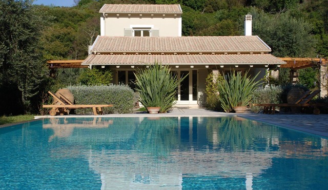 Villa with Private Pool set in a Large Garden in Avlaki near Kassiopi. EOT/MHTE