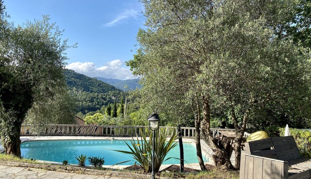 Villa with private swimming pool hill view, lake 5' Cannes & sea 30', Grasse 15'