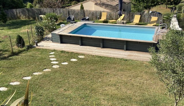 villa with swimming pool