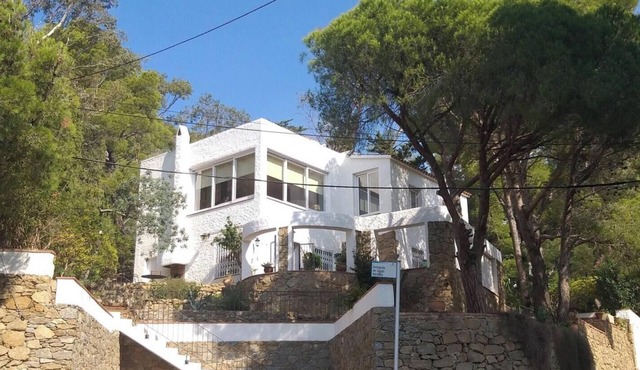 Villa with sea view 150 m from the beach, privileged location