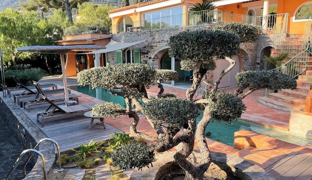 VILLA WITH SEA VIEW AND POOL 100M FROM THE BEACH
