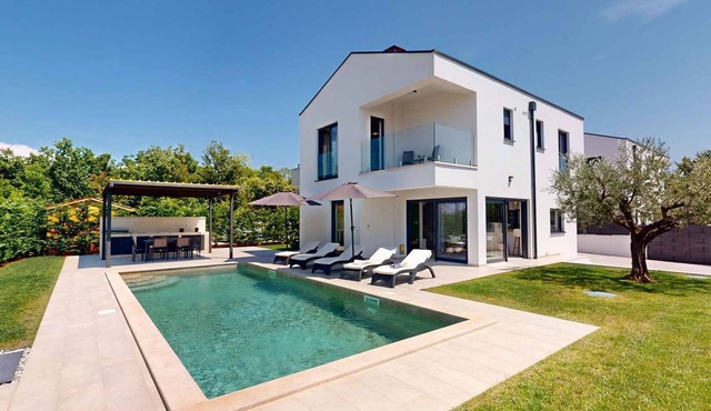 Villa with swimming pool, barbecue and billiards