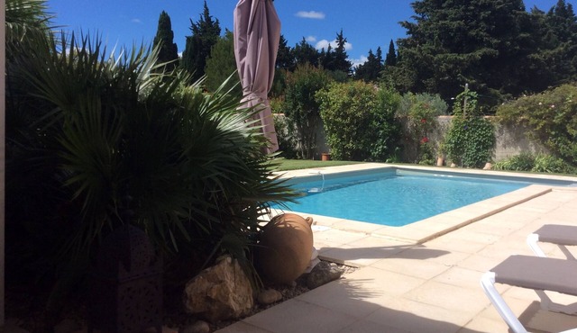 Villa with swimming pool near St Remy de Provence, in the Bouches du Rhône