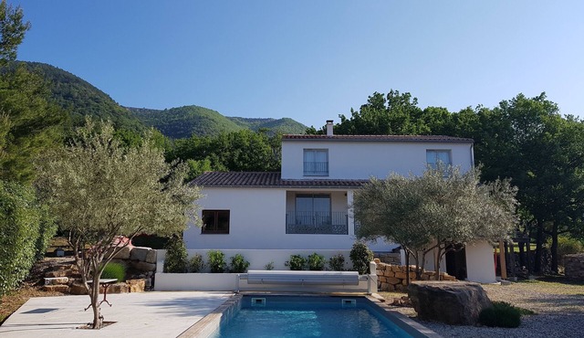 Villa with swimming pool not overlooked on large wooded grounds