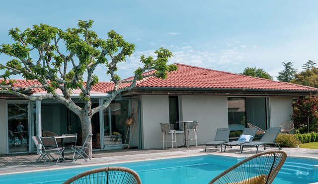Villa with swimming pool 6km from Lespecier beach and Mimizan beach, Contis