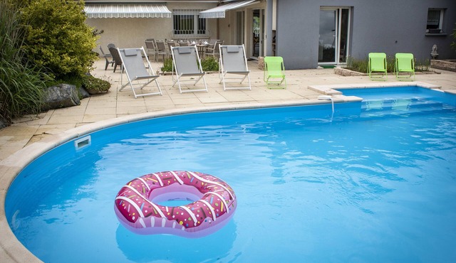 Villa200m SWIMMING POOL chauffée❄️SPA❄️sauna❄️babyfoot❄️Kota-grill