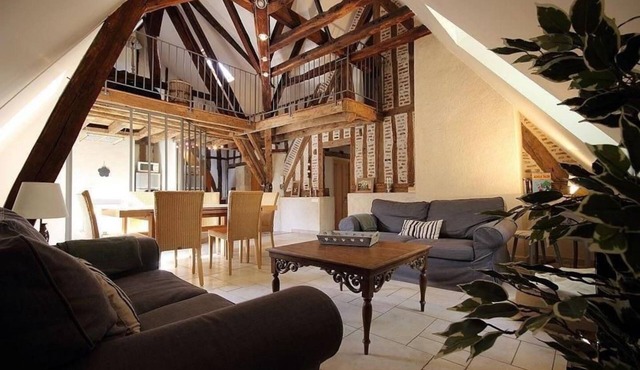 VillaconCorde-Duplex 6 pers, at Prime location in Amboise, Air conditionned