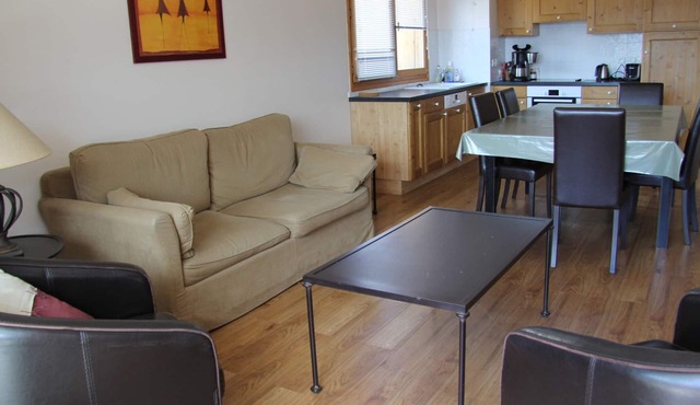 Village Center Apartment with Balcony and Parking in St Jean de Sixt, Near La Clusaz