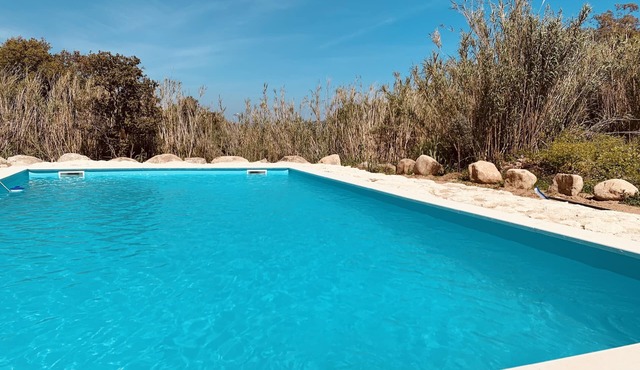 Village eco-cottage with Pool - 5 min to beach 15 min from Figari airport