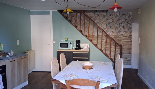 Village house, enclosed courtyard.