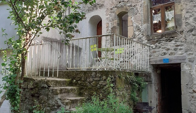 Village house in a pretty car-free street