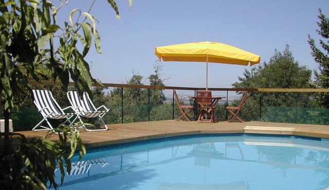Village house with large terrace, panoramic view and private pool