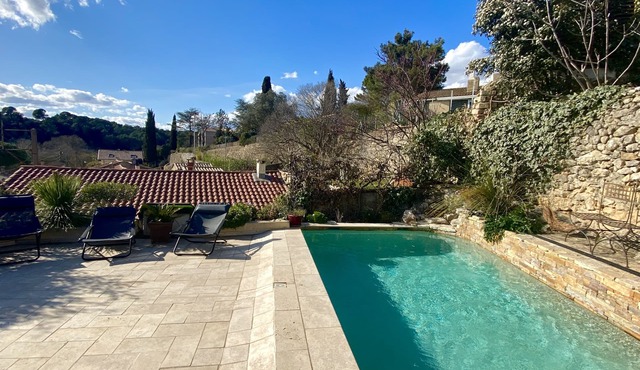 Village house with swimming pool 5 min from Montpellier * 5 pers *
