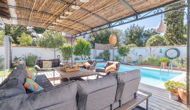 Village house with private pool, Wi-Fi, and air conditioning