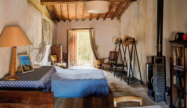 Village house in its original state (under the bell tower)