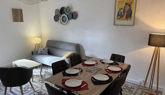 Village house La Rochonclière Bohème Chic 100m2 Patio and small exterior