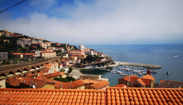 Village house, sea view, Cerbère