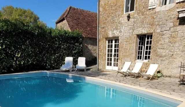 village house with pool