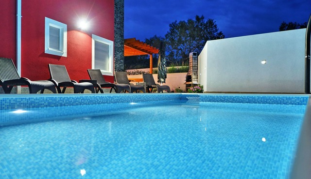 Villas With Swimming Pool, Jaccuzi, Sea View, 30m From The Adriatic Sea Dalmatia