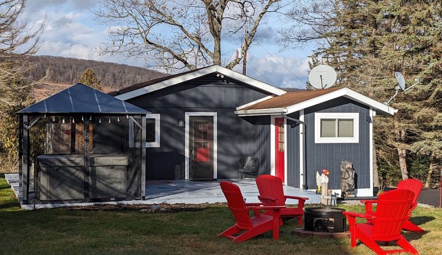 Vintage 1960s Cardinal Cottage, w/hot tub, fire pit, and 5 mins from the Lake