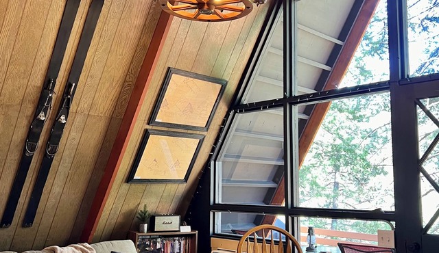 Vintage A-frame Cabin with Private River and Scenic Views