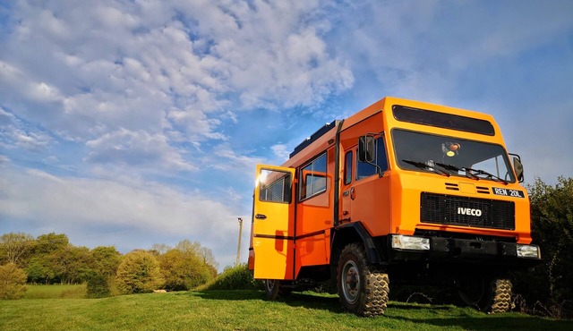 Vintage all terrain Italian army truck
