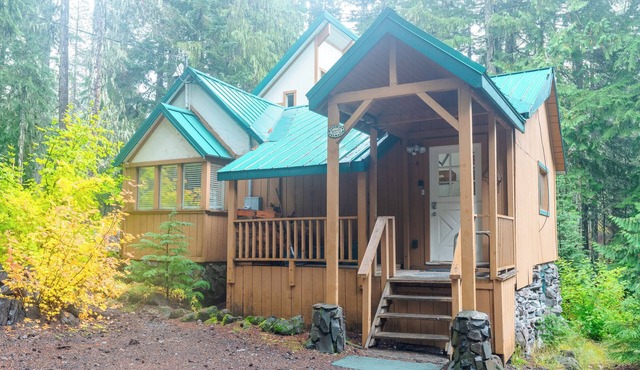 Vintage Cabin on Creek in Government,hot tub, wood stove ,pet friendly !