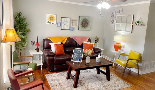Vintage Eclectic Home~ Central Location~Country Club ~ MSU~ Fire pit