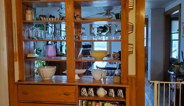 Vintage Farmhouse close to area colleges, beaches, and the Adirondack mountains.