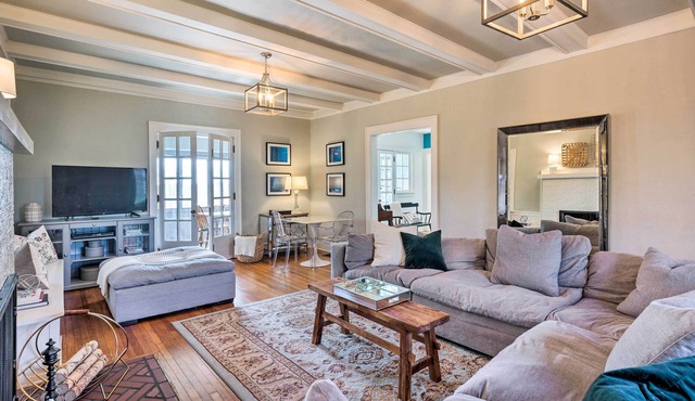 Vintage-Mod Getaway w/ Deck + Private Pool!