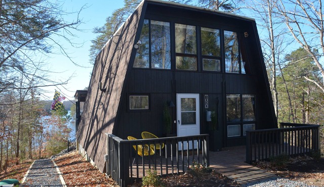 Vintage Waterfront A Frame- Hideaway On The Bay