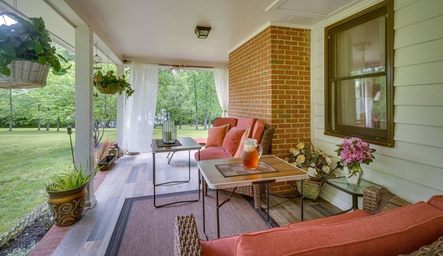 Virginia Retreat on Lake Orange: Fishing On-Site!