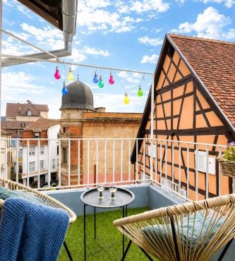 Vue Exceptionnelle sur les toits Alsace