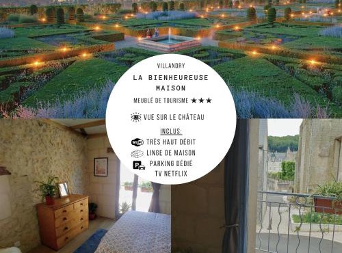 Vue sur Château Villandry - La Bienheureuse Maison