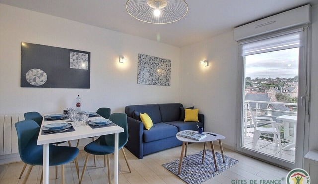 Vue sur la Station - Erquy