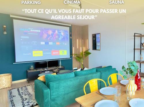 Vue Toits d Amiens Sauna & Cinéma Balcon Parking