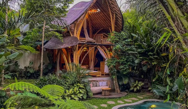 Wahem Luanan- Eco Bamboo Home Ubud Bali, River View