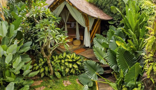 Wahem Tebenan - Eco Bamboo home Ubud Bali, River View